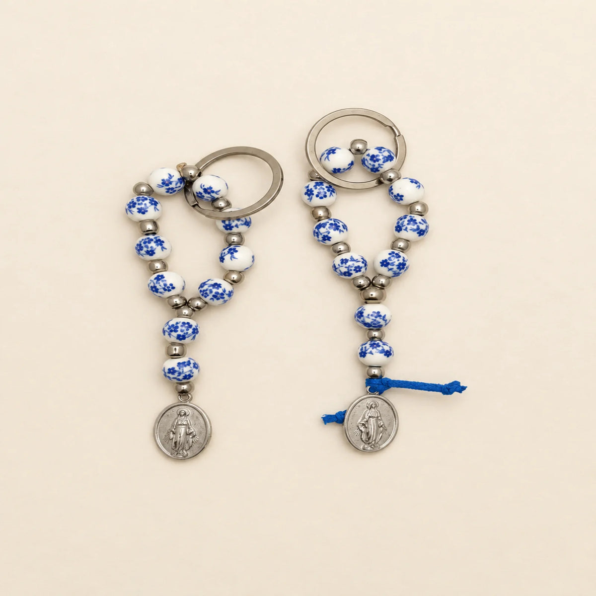 Set de rosarios azules