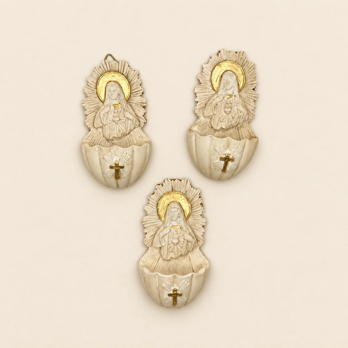 Set de placas religiosas pequeñas