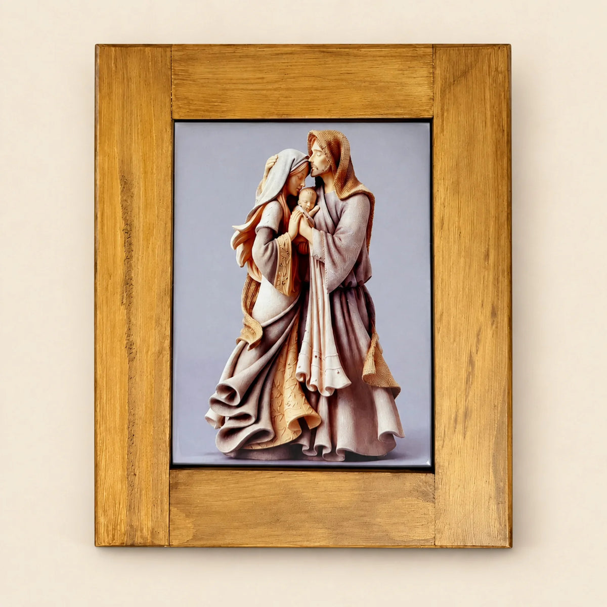 Cuadro con figura de la Sagrada Familia