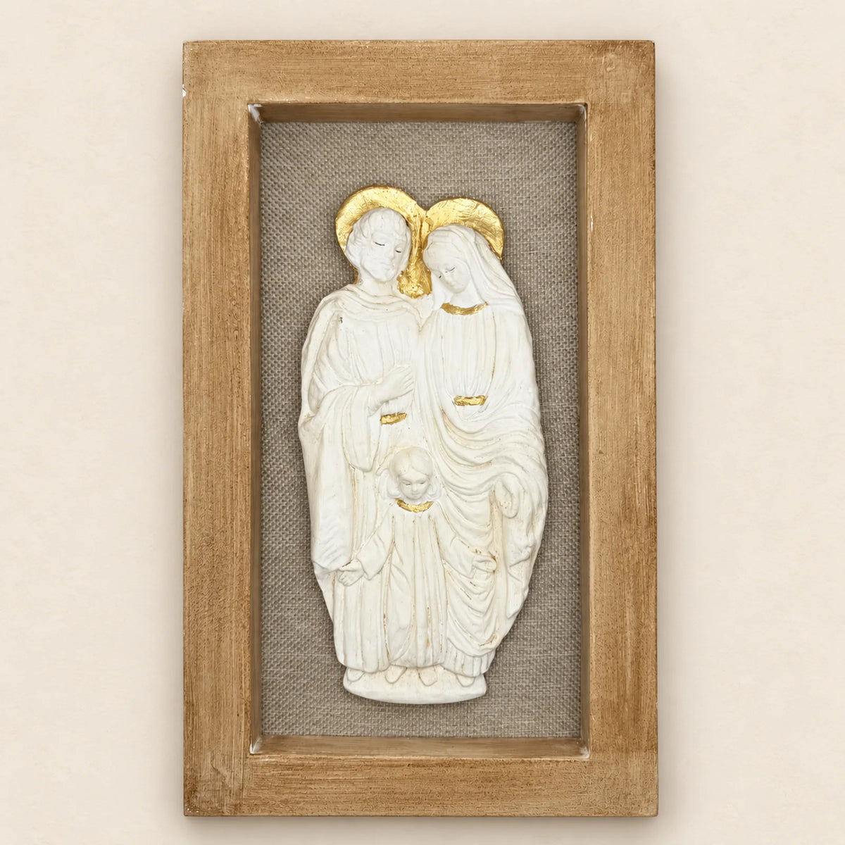 Cuadro Sagrada Familia en relieve