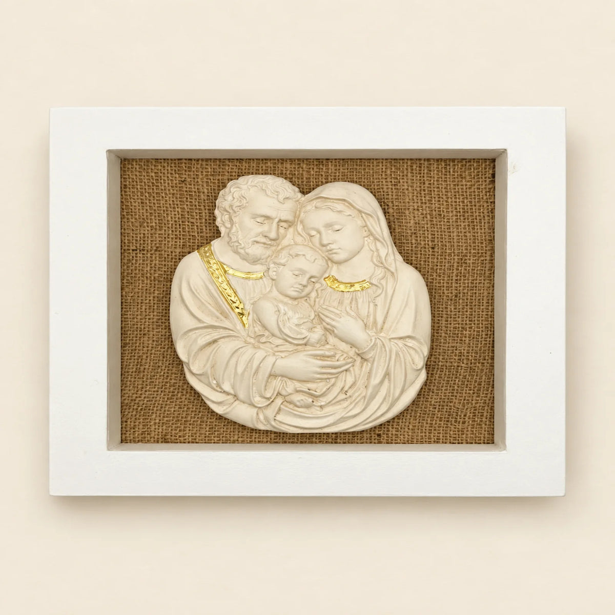 Cuadro Sagrada Familia en relieve