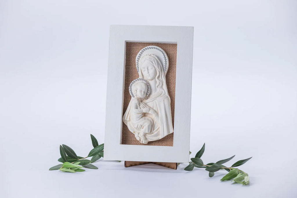 Cuadro vertical Virgen con Niño