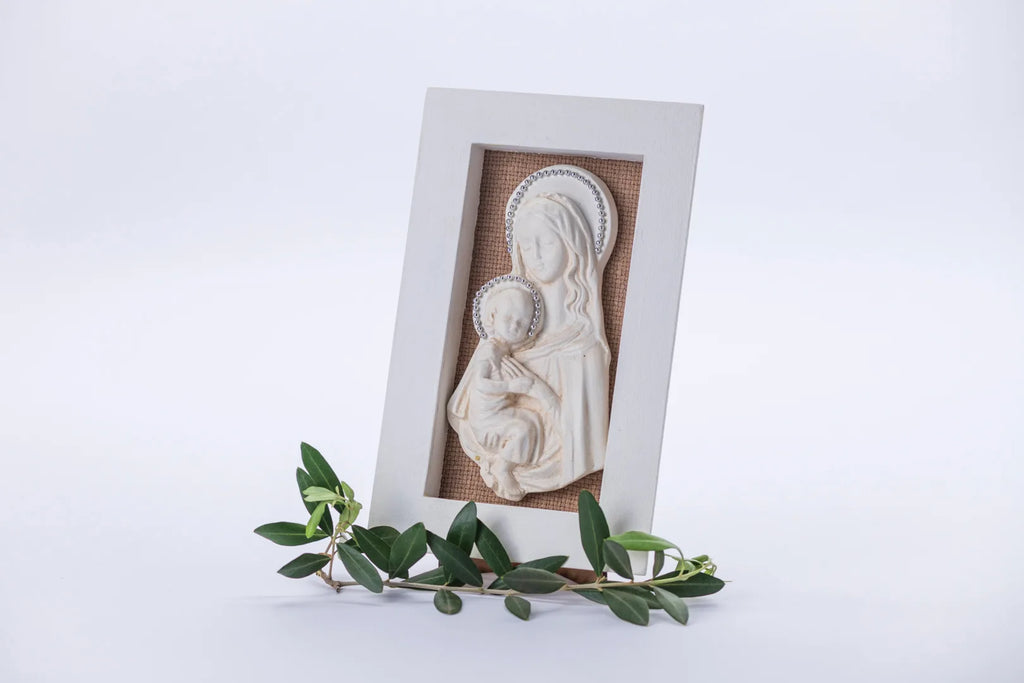 Cuadro vertical Virgen con Niño