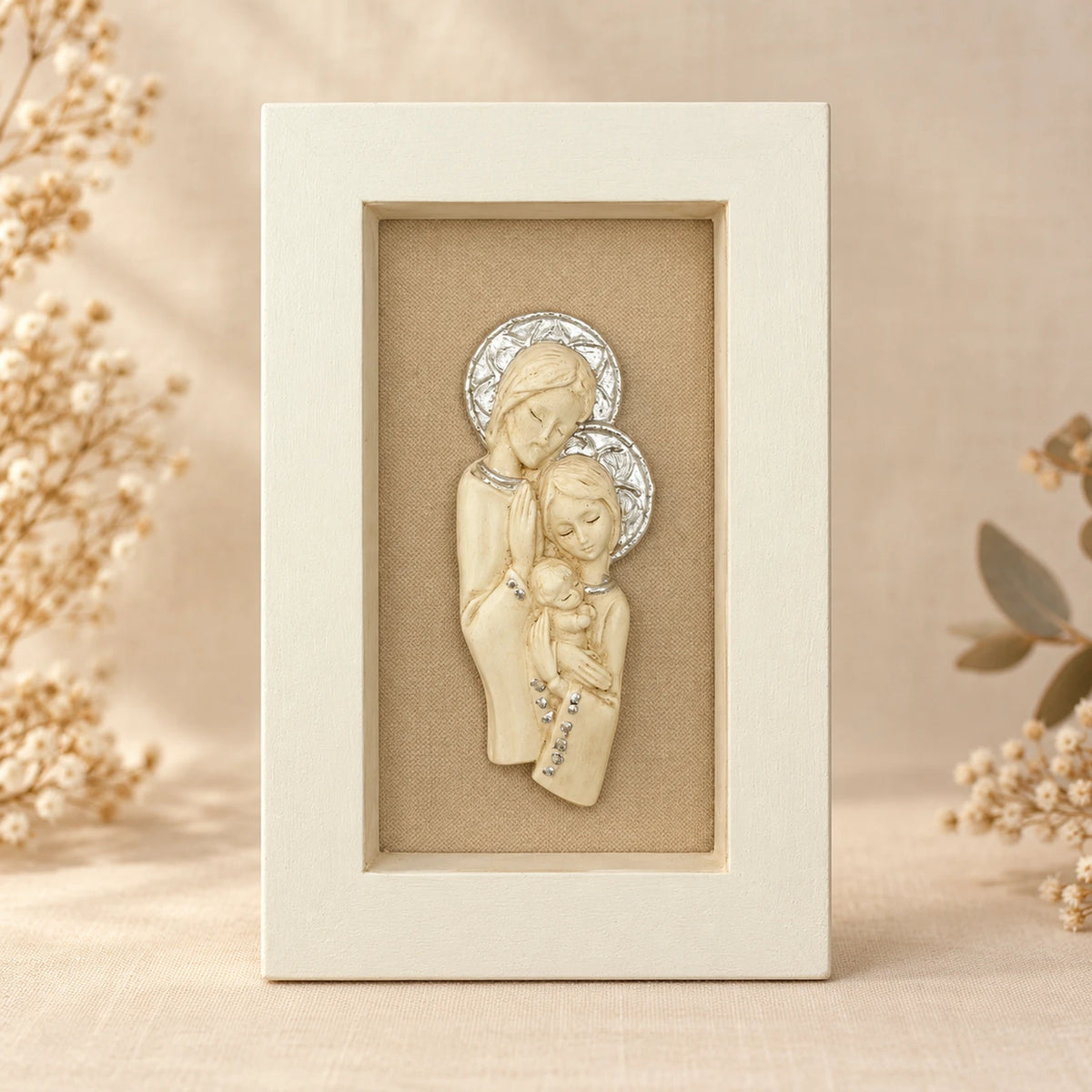 Relieve vertical de Sagrada Familia con strass